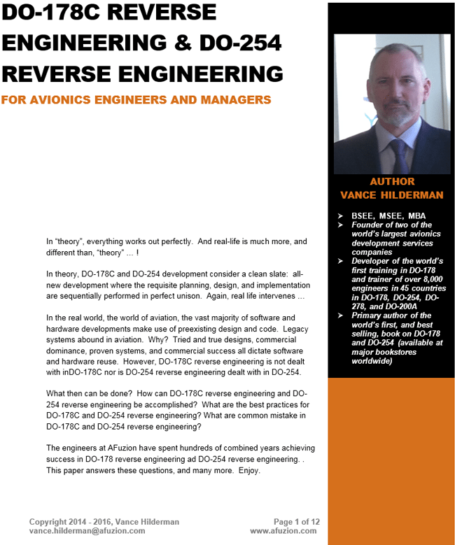 DO-178C Reverse Engineering & DO-254 Reverse Engineering