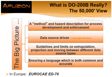 Summary of DO-200B’s Focus